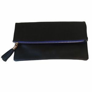 Black Convertible Clutch and Shoulder Bag